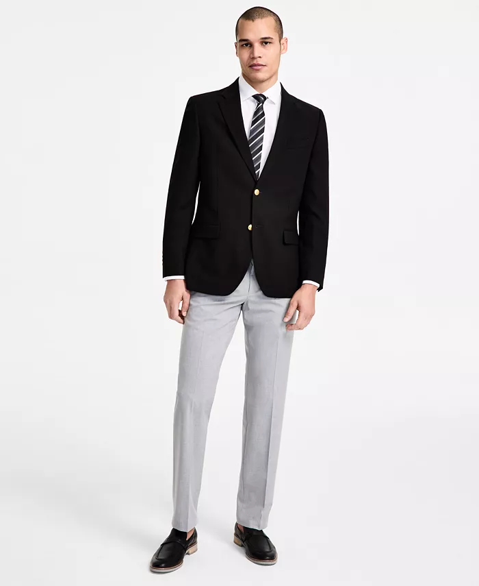 Men's Modern-Fit Active Stretch Solid Blazer - thumbnail 5