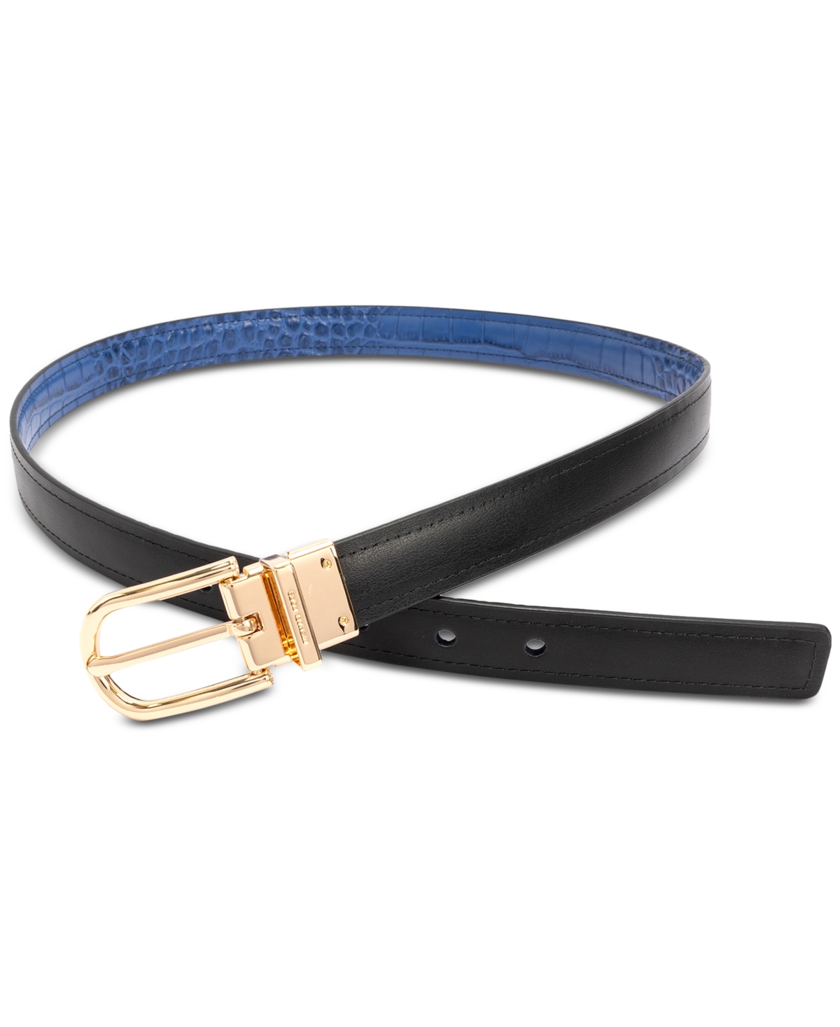 Michael Michael Kors Women's Reversible Croc-Embossed Belt