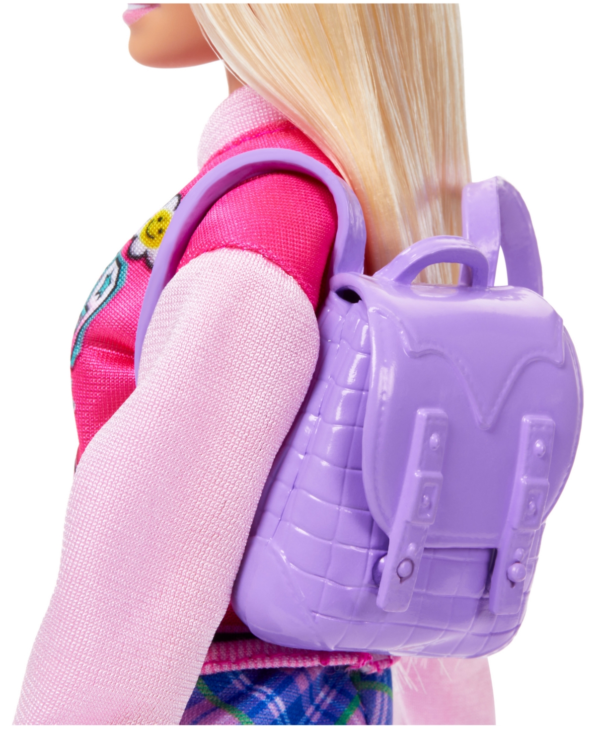 Barbie I Love School Toy Set With 7 Accessories, Blonde Fashion Doll Wears Removable Look In Multi-color
