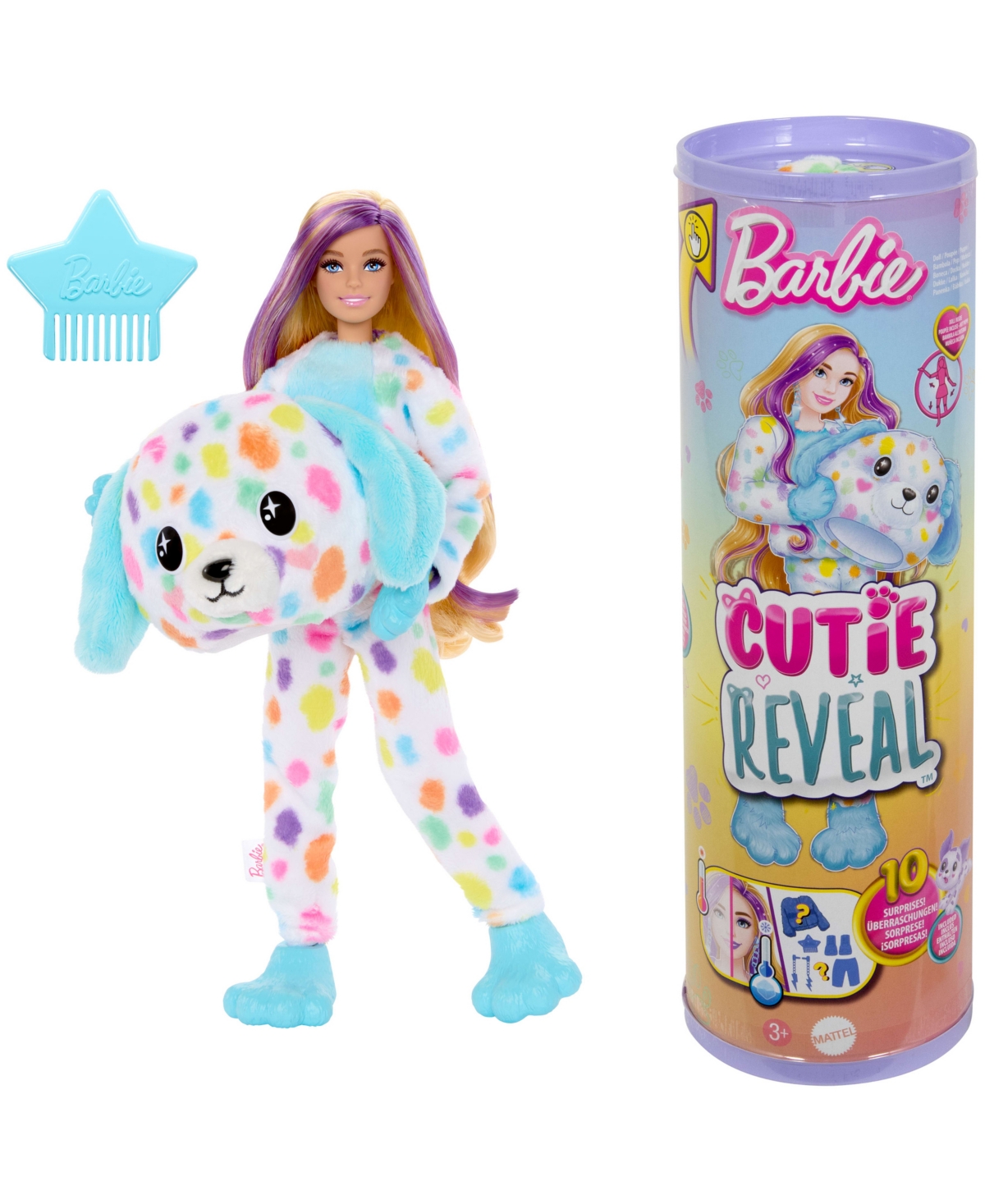 Barbie Cutie Reveal Color Dream Series Doll, Dalmatian Costume In Multi-color