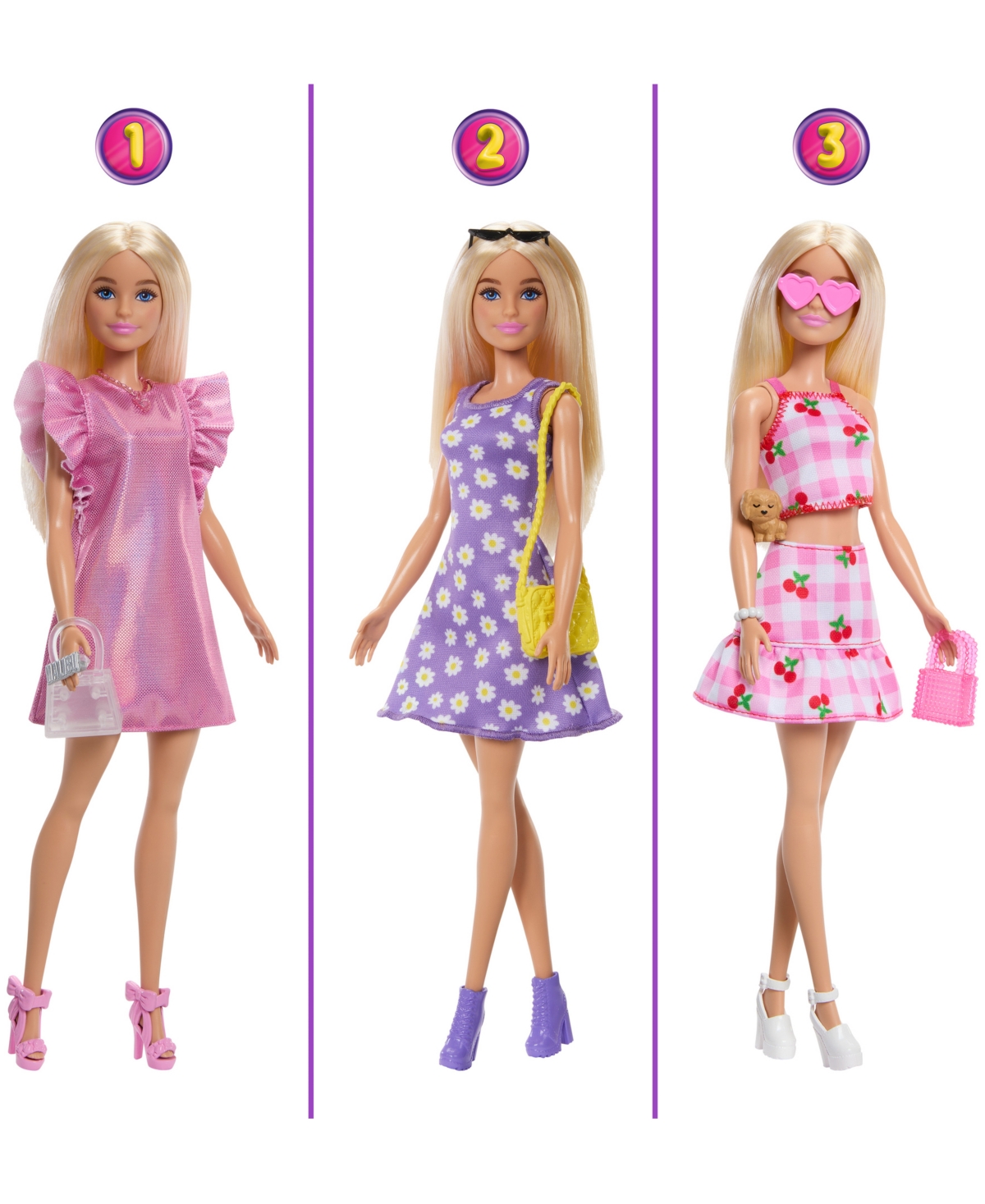 Barbie Dream Closet Toy Playset With Fashion Doll, Clothes, Accessories, 3-ft-wide With 25+ Pieces In Multi-color