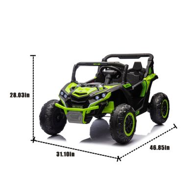 Streamdale Kids' UTV 24V Remote Control, 4-Wheel Suspension, Safety Features