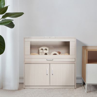 Streamdale Professional Wooden Pet Houses with Storage Cabinet