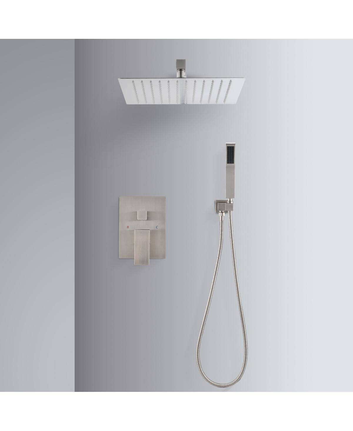 Streamdale Furniture 12 Rain Shower Head Systems Wall Mounted Shower