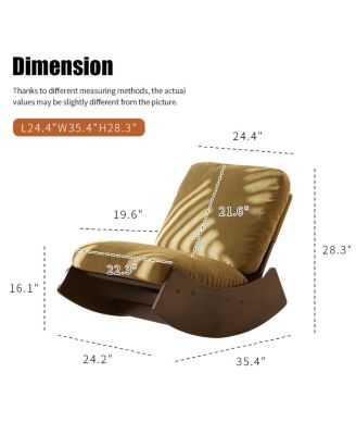 one pack Furniture one pack Cozy Glider Rocking Chair