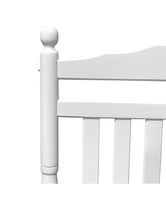 Streamdale Balcony Porch Adult Rocking Chair - White