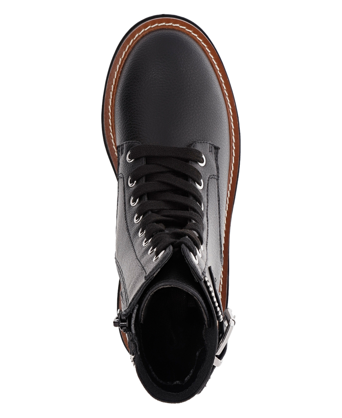 Mia Women's Foster Water-Resistant Leather Combat Boots