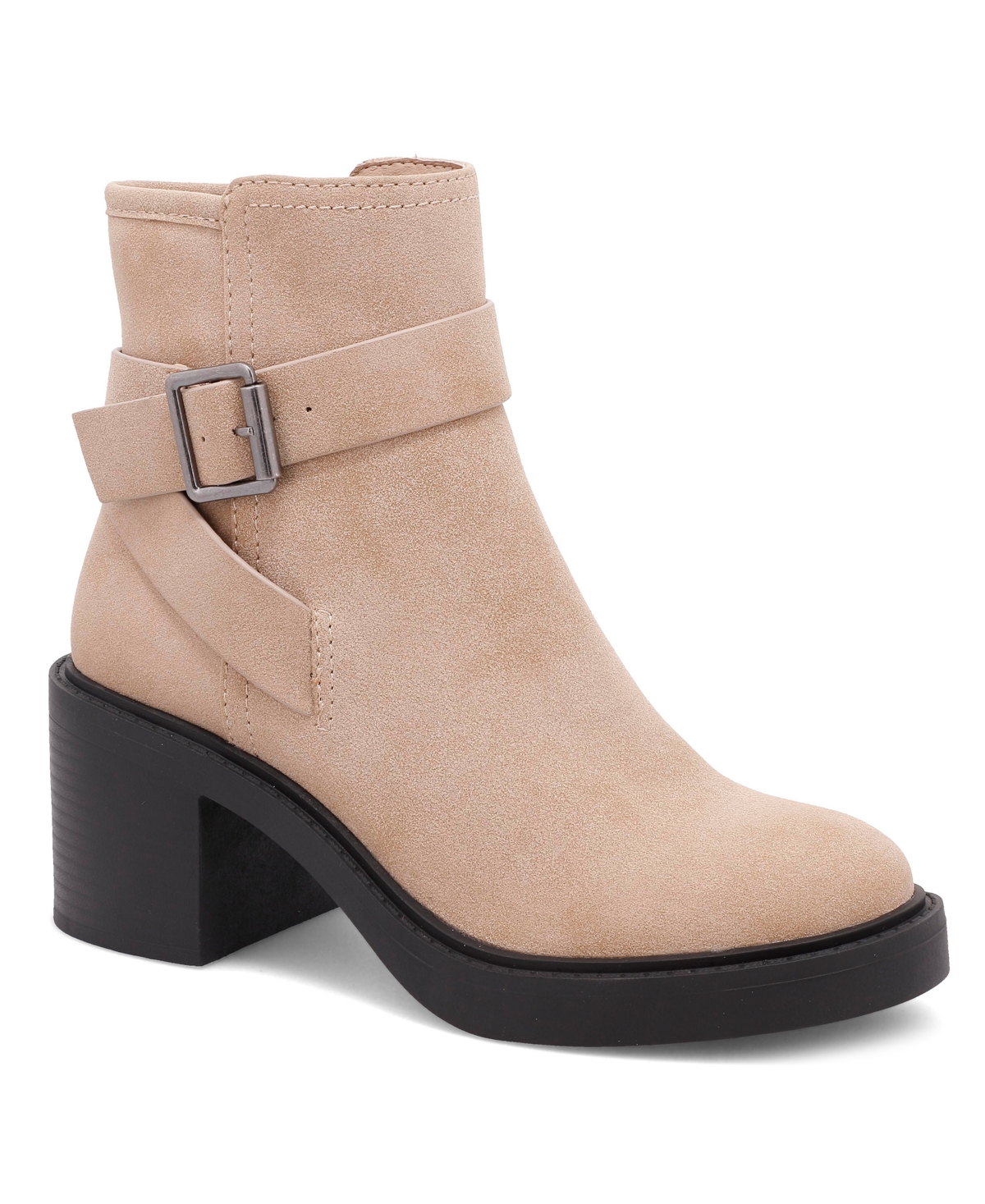 Women's Gryfinn Block Heel Booties - Sand