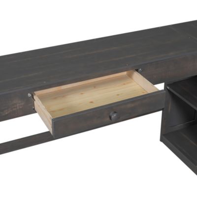 U-Shape Desk Storage Loft Bed - Full