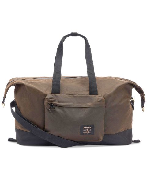 Мужская сумка Barbour Field Wax Duffle, цвет: Оливковый