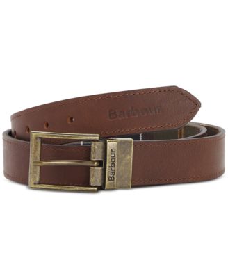 Men's Reversible Tartan to Leather Belt