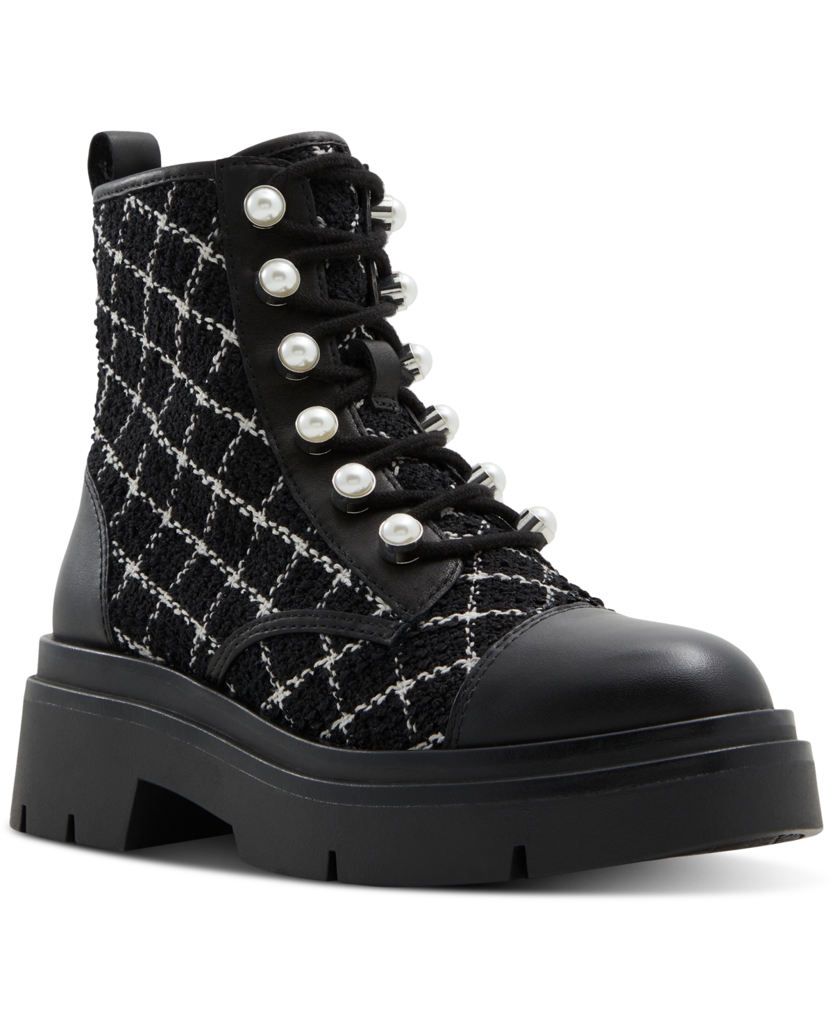 ALDO WOMEN'S MARTHIA COMBAT ANKLE BOOTS 