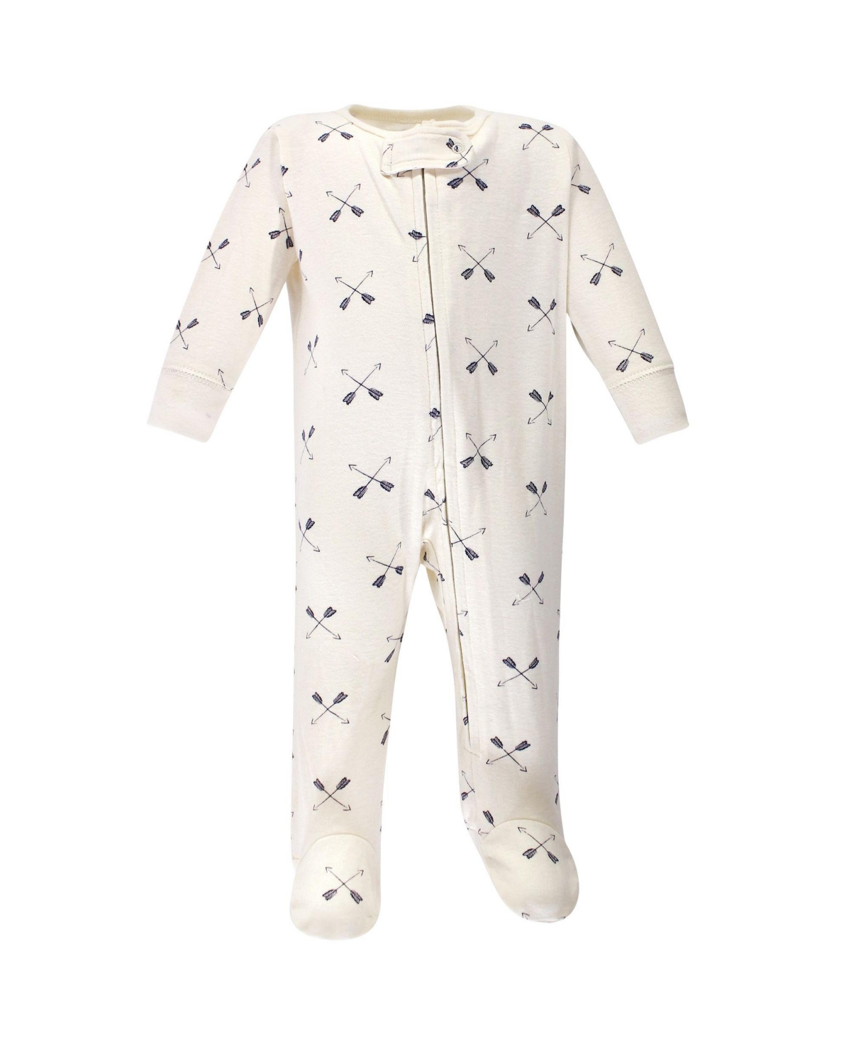 Hudson Baby Baby Boys Cotton Zipper Sleep and Play 3pk,- Forest