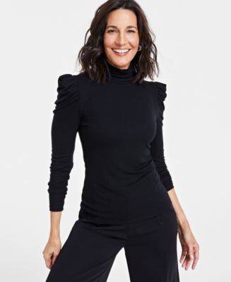 Macys womens mock turtleneck best sale