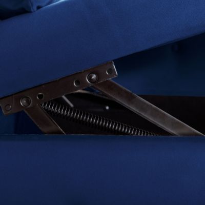  Modern Velvet Chaise Lounge with Storage & Pillow