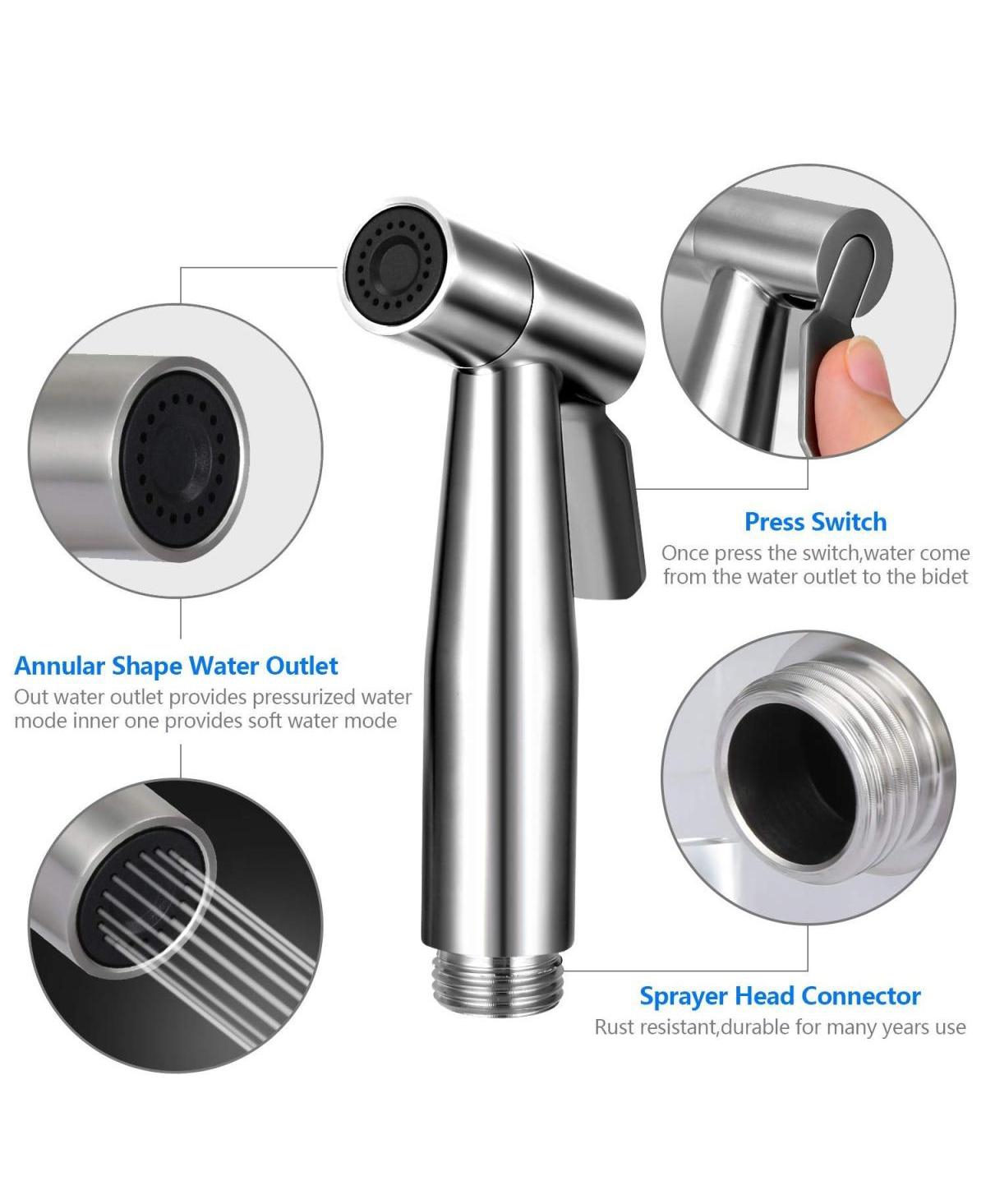 Streamdale Furniture Handheld Bidet Sprayer Kit - Easy Install