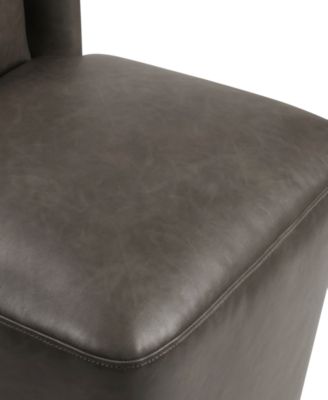 Seham Faux Leather Dining Chair, Created for Macy's