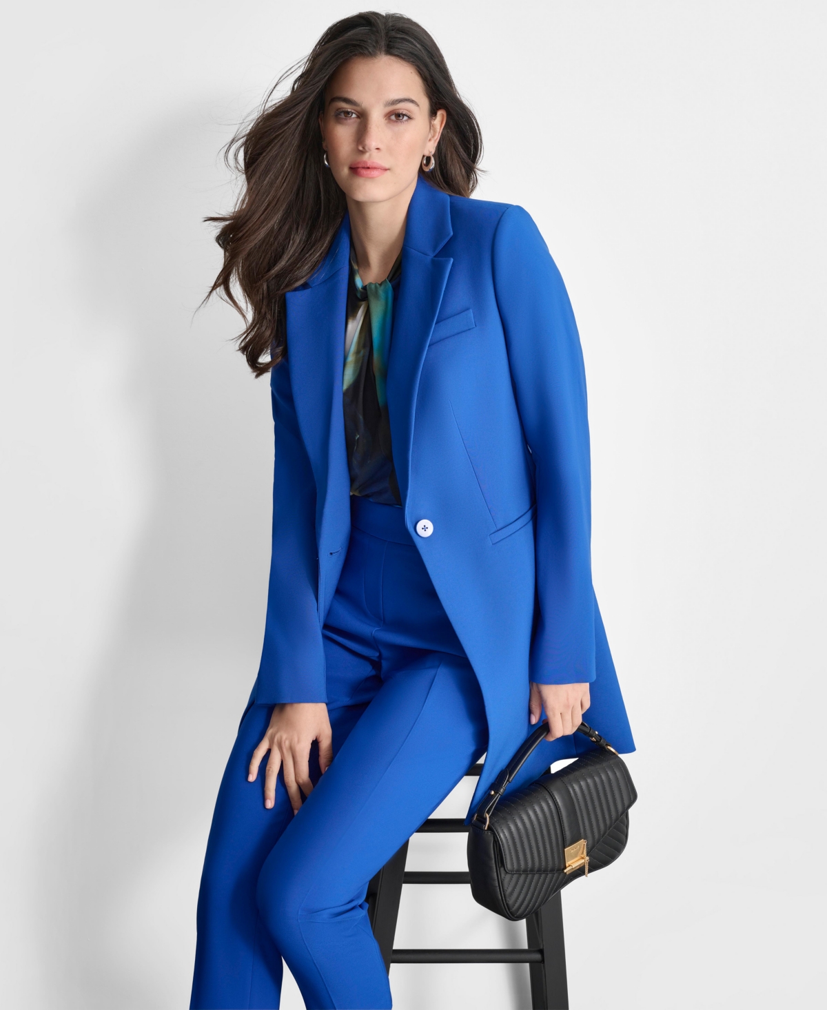 Dkny Women's One-Button Topper Jacket
