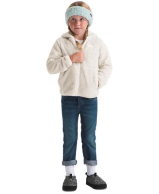 The North Face Kids Campshire Full Zip Hoodie 4 White Dune Sparkle