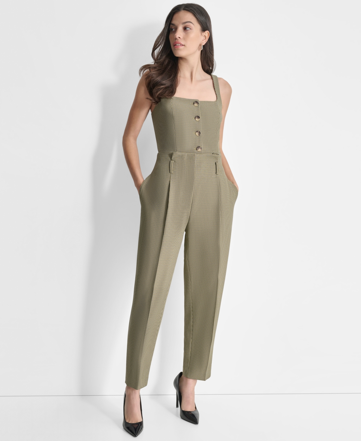 Dkny Women's High-Rise Slim-Leg Ankle Pants