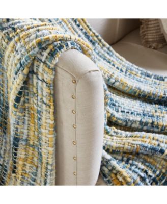 Chunky Hand Knit Throw Blanket, 50"x 70"