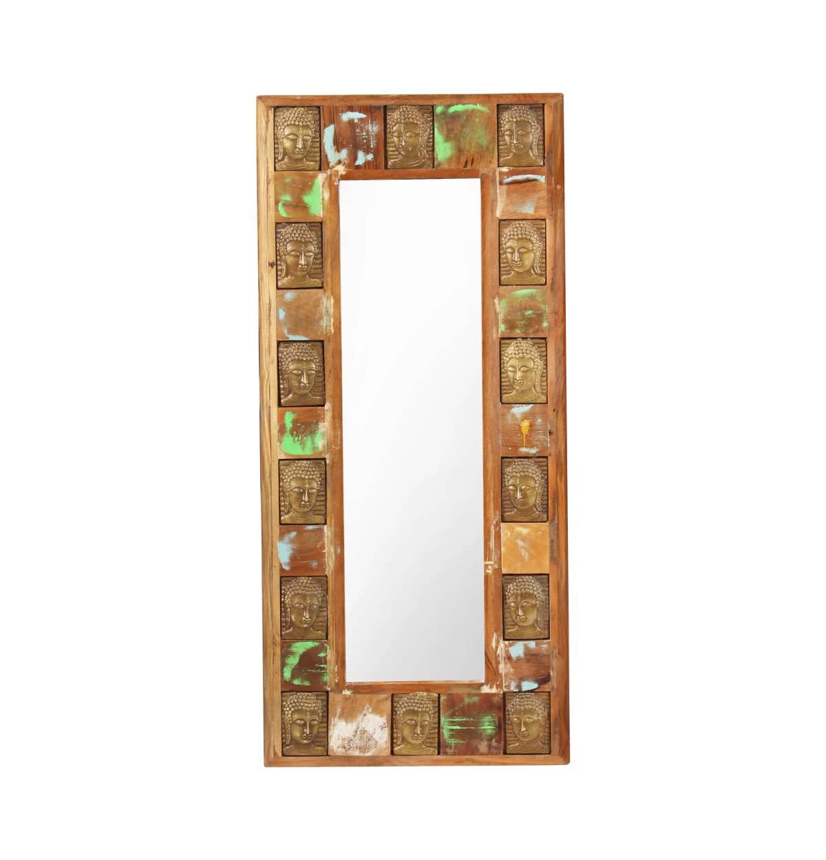 vidaXL Mirror with Buddha Cladding 19.7