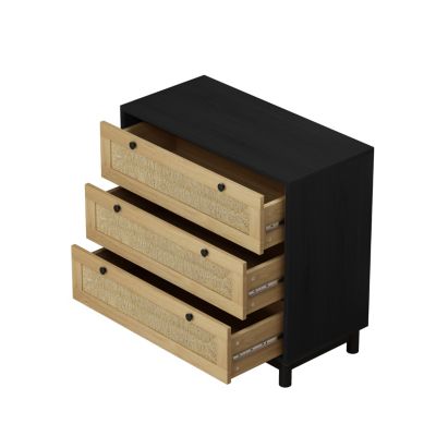 Rattan Dresser with Woven Drawers | Ample Storage Space | Durable & Stylish