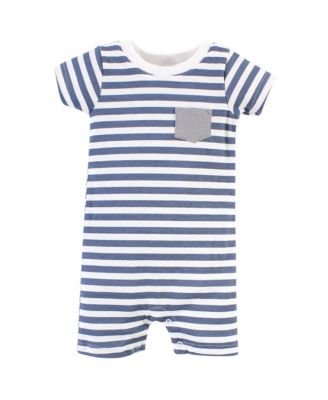Baby Boys Hudson Soft Cotton Jumpsuits