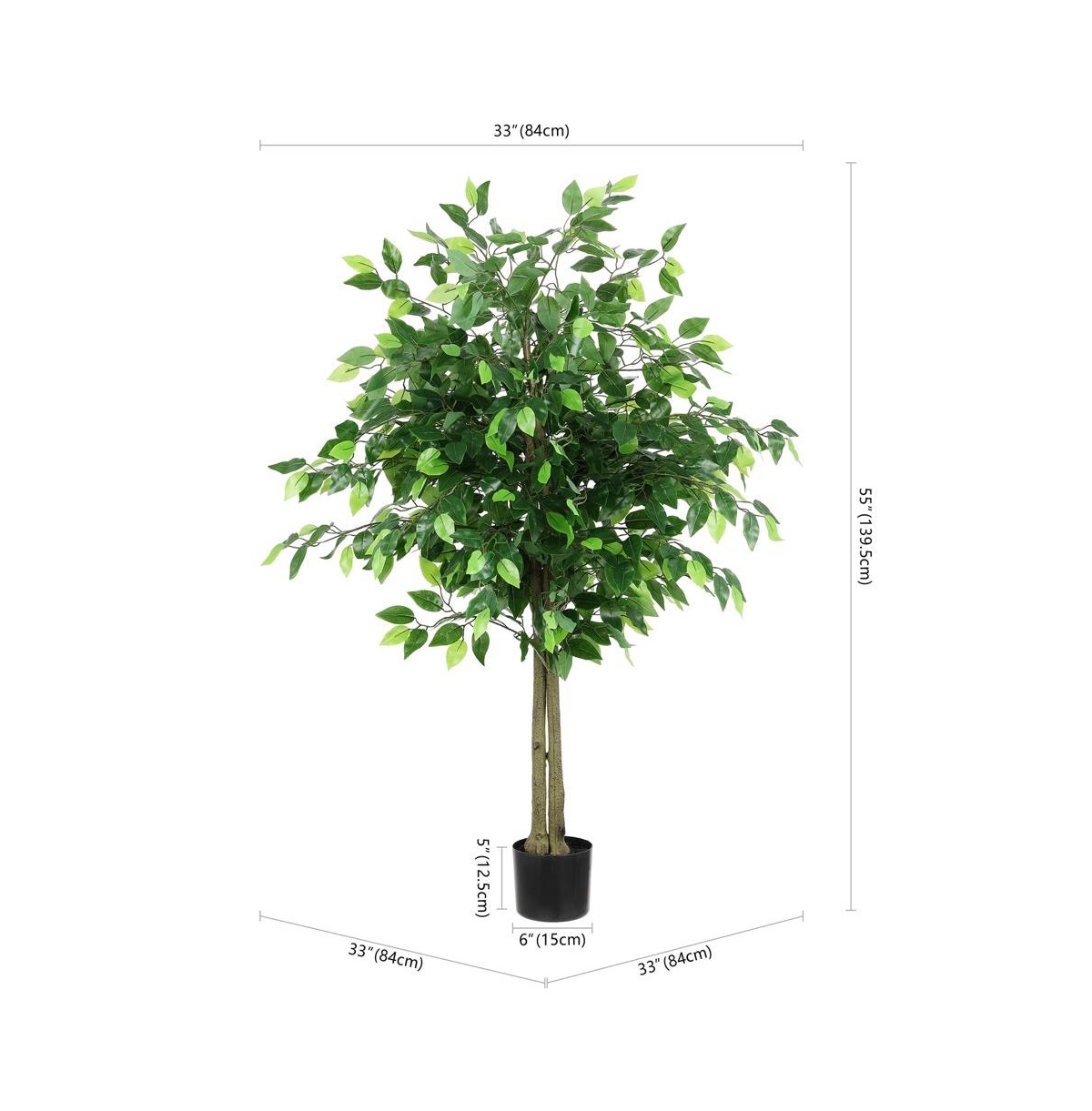 Safavieh Faux Bush Ficus Potted Tree