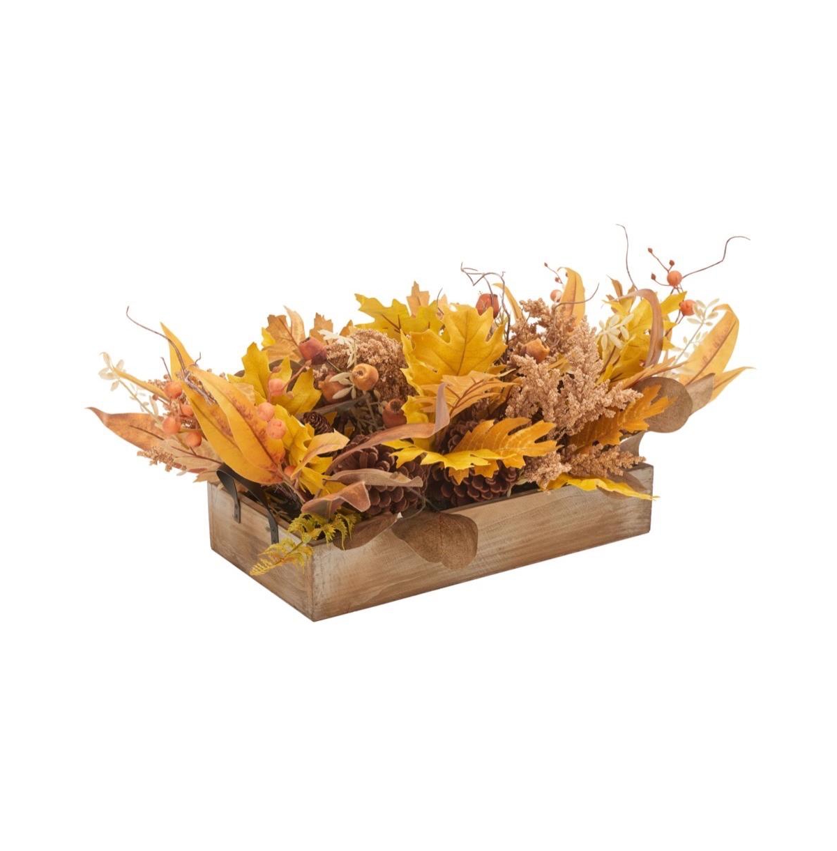 Safavieh Faux Oak Leaf & Eucalyptus Potted Arrangement