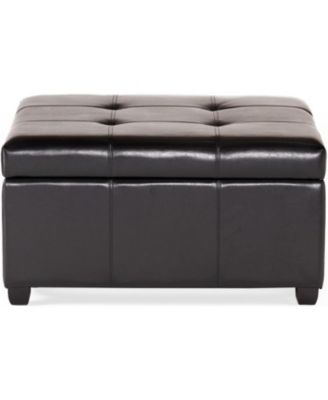 Carlsbad Contemporary Tufted Storage Ottoman
