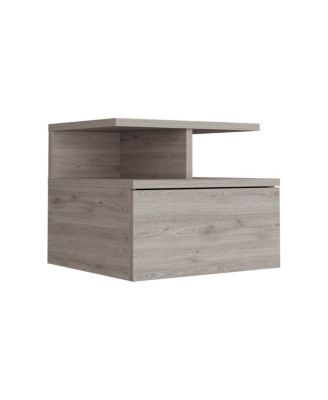  Floating Nightstand Flopini, One Drawer, Macadamia Finish