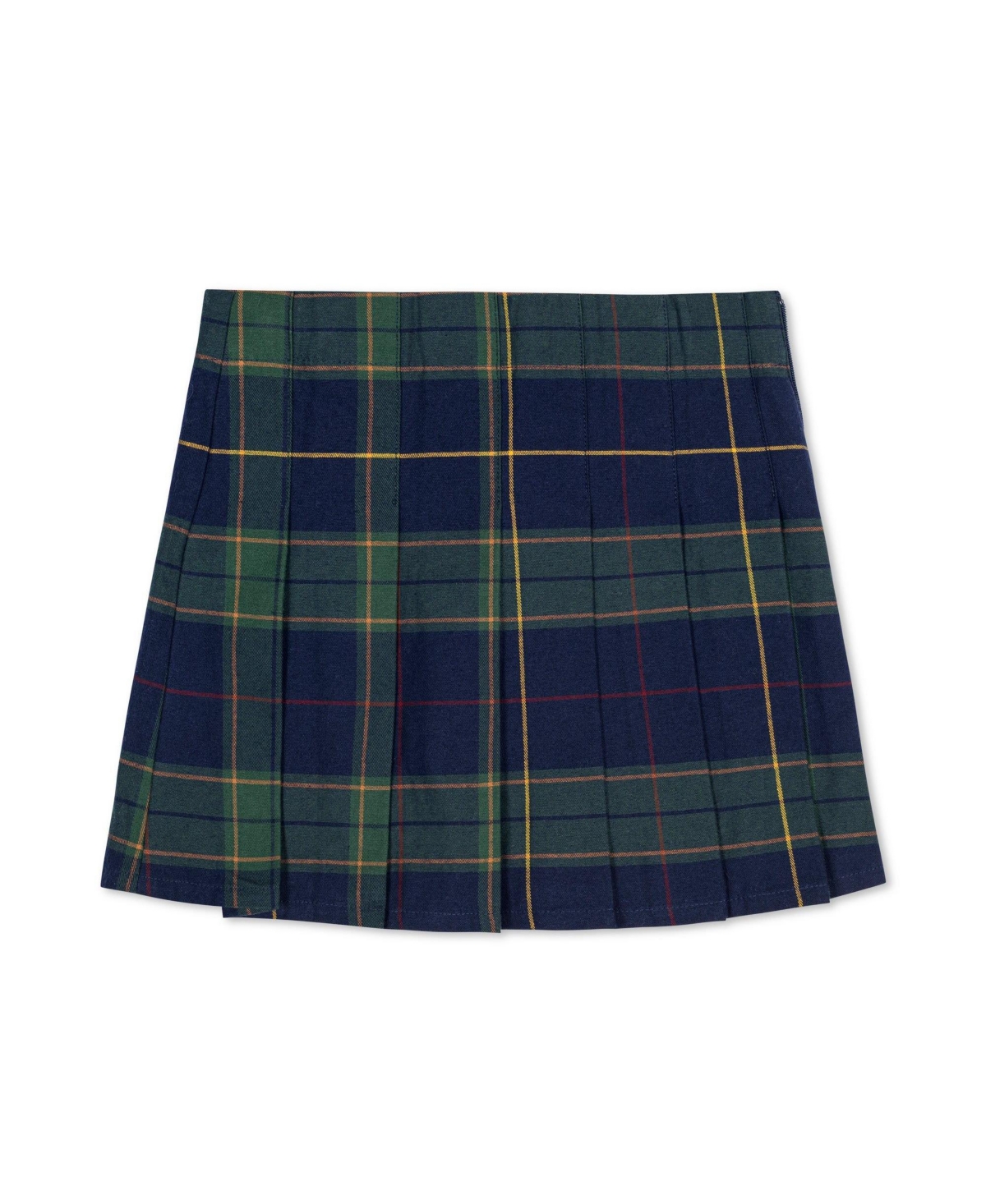 Hope & Henry Big Girls Organic Pleated Skirt with Buckle Detail