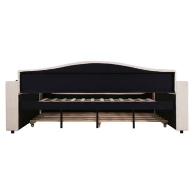 Streamdale Upholstered Daybed with Storage, Trundle and Audio System