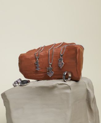 Marc Anthony Men's Black Diamond Triple Cluster Ring (1/2 ct. t.w.) in Sterling Silver-Plate, BVR1025-WSAA