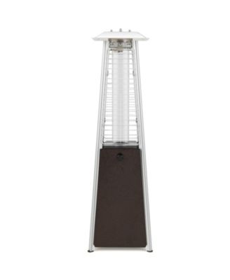 9500 BTU Portable Steel Tabletop Patio Heater with Glass Tube