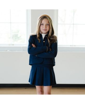 Girls Dressy Ponte Collared Jacket