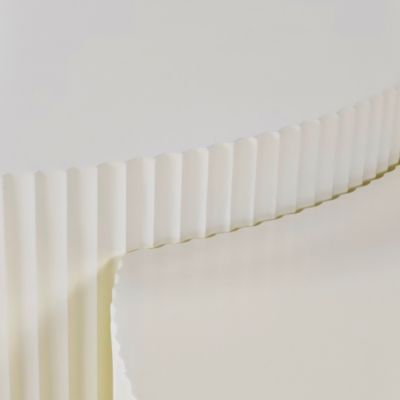 Streamdale Vertical Stripe Nesting Coffee Table Set (2 pcs)