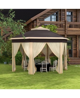 Foldable Pop-Up Gazebo with Carrying Bag for Outdoor Activities