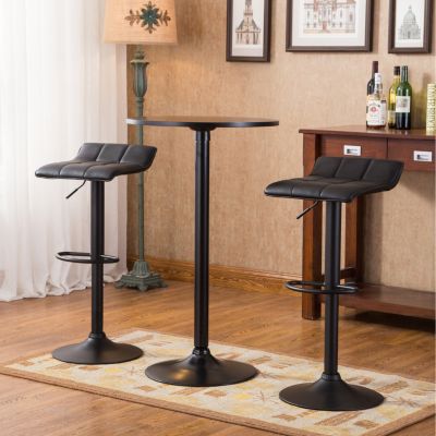 Belham Metal Bar Set with 2 Swivel Stools
