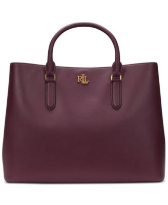 Women's Full-Grain Smooth Leather Large Marcy Satchel