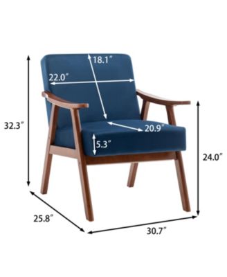 Mid-Century Modern Velvet Accent Armchair Style, Comfort, and Durability