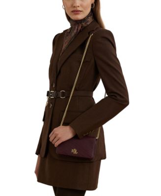 Lauren Ralph Lauren - Pinot Noir Leather Wallet on a Chain
