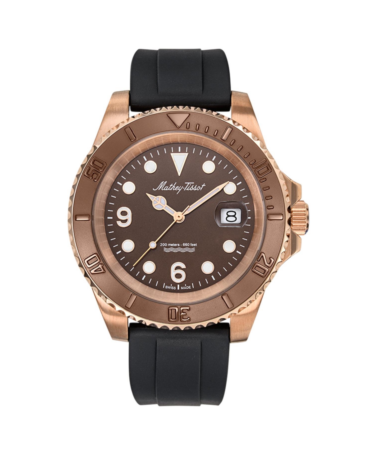 Men's Classic Brown Dial Watch - H909PM - Brown