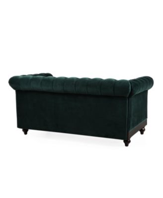 59" Velvet Loveseat Sturdy Pine Frame, Luxurious Comfort