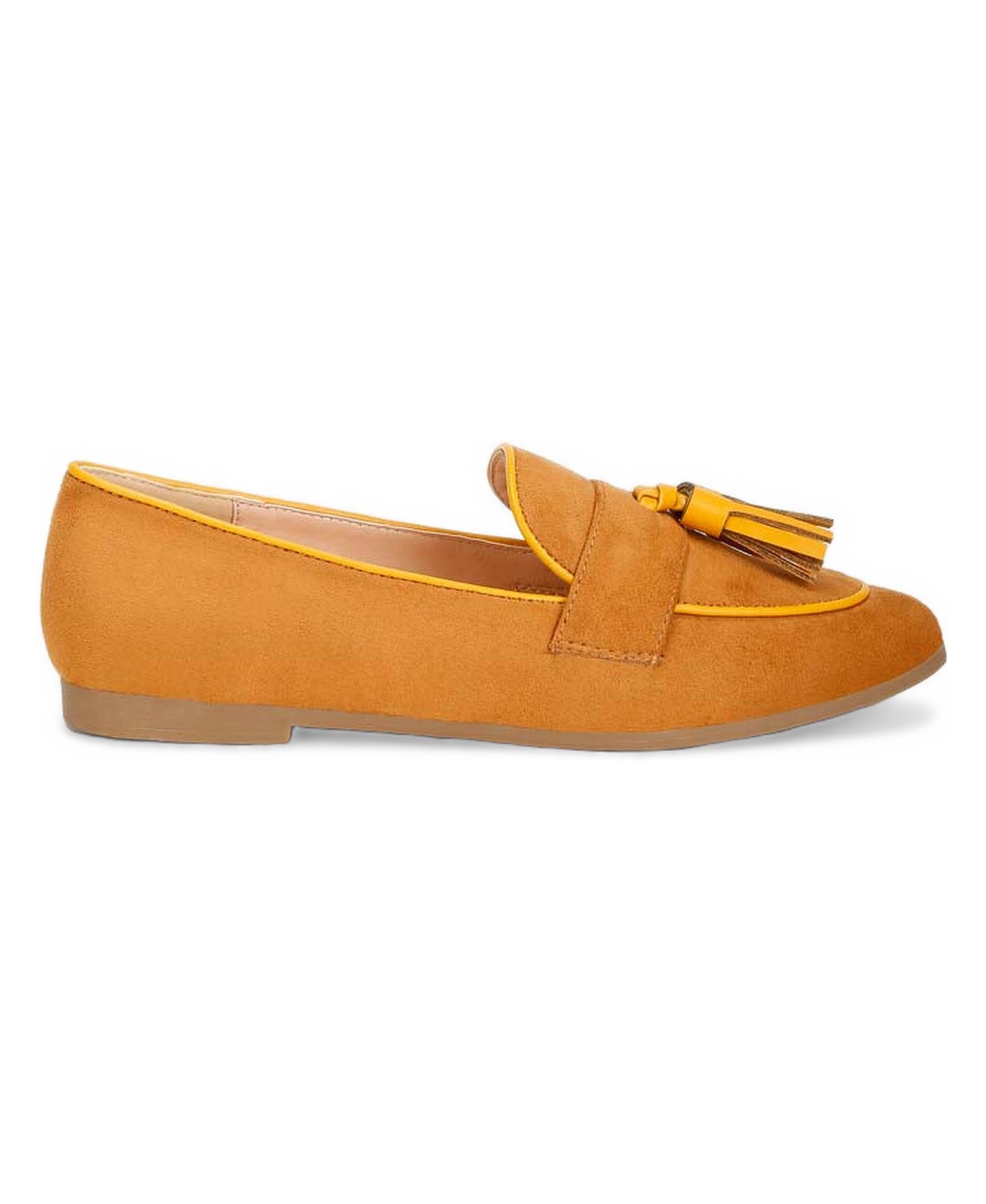 Женские туфли Rag & Co Folklore Micro Suede Tassel s, цвет: Бежевый / Хаки — фото 2