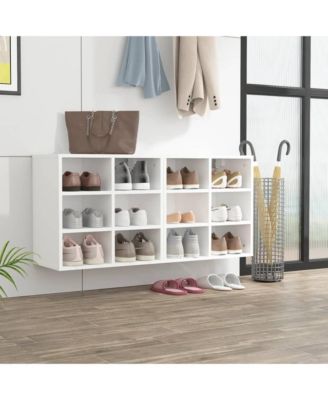 Shoe Cabinets 2 pcs White 20.7"x11.8"x19.7"