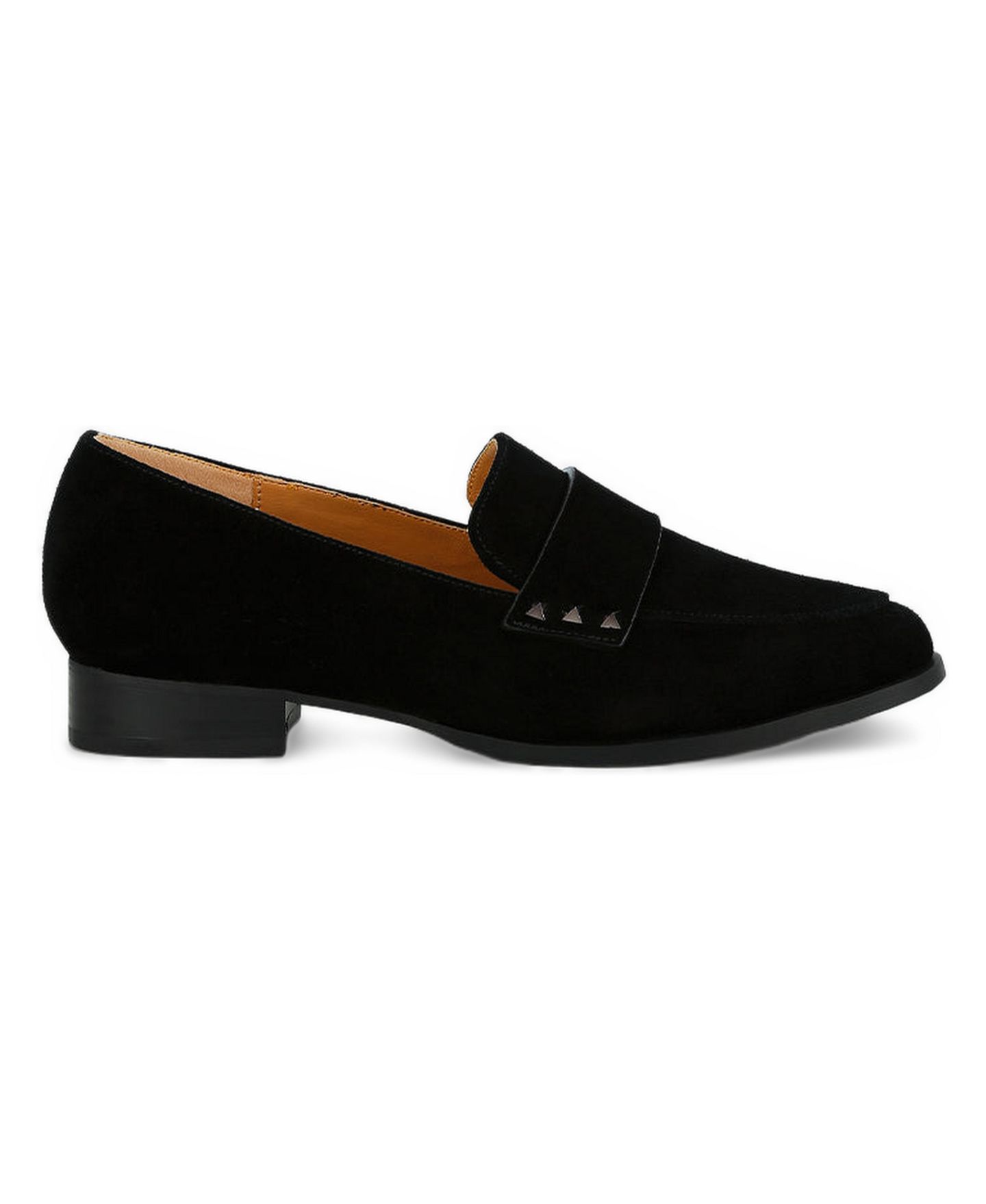 Женские туфли Rag & Co Durance Studded Genuine Suede, цвет: Чёрный — фото 10