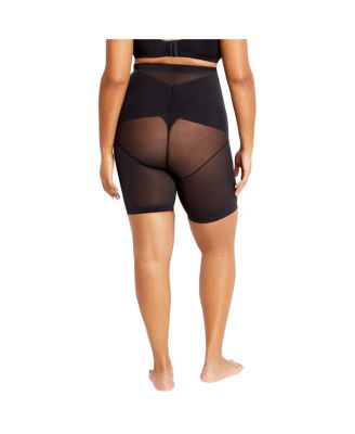 Plus Size Power Mesh Short