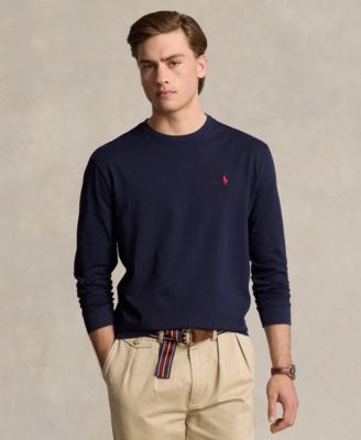 Polo Ralph Lauren - Men's Classic-Fit Jersey Long-Sleeve T-Shirt